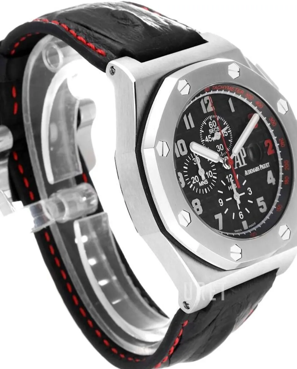 Royal Oak Offshore Shaquille O'Neal Chronograph Svart/Läder Ø48 mm