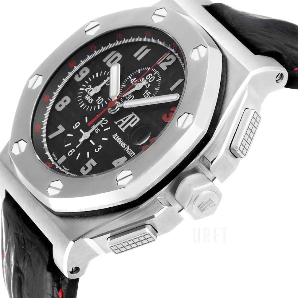 Royal Oak Offshore Shaquille O'Neal Chronograph Svart/Läder Ø48 mm