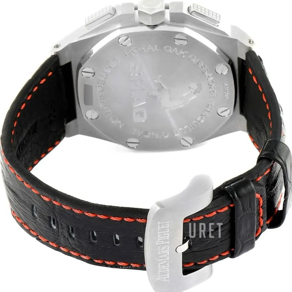 Royal Oak Offshore Shaquille O'Neal Chronograph Svart/Läder Ø48 mm