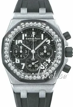 Royal Oak Offshore Silverfärgad/Gummi Ø37 mm