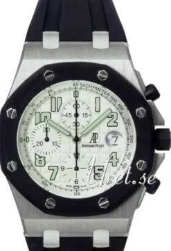 Royal Oak Offshore Silverfärgad/Gummi Ø44 mm