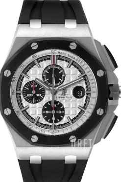 Royal Oak Offshore Silverfärgad/Gummi Ø44 mm