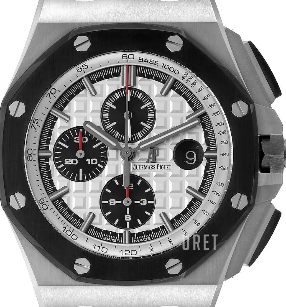 Royal Oak Offshore Silverfärgad/Gummi Ø44 mm