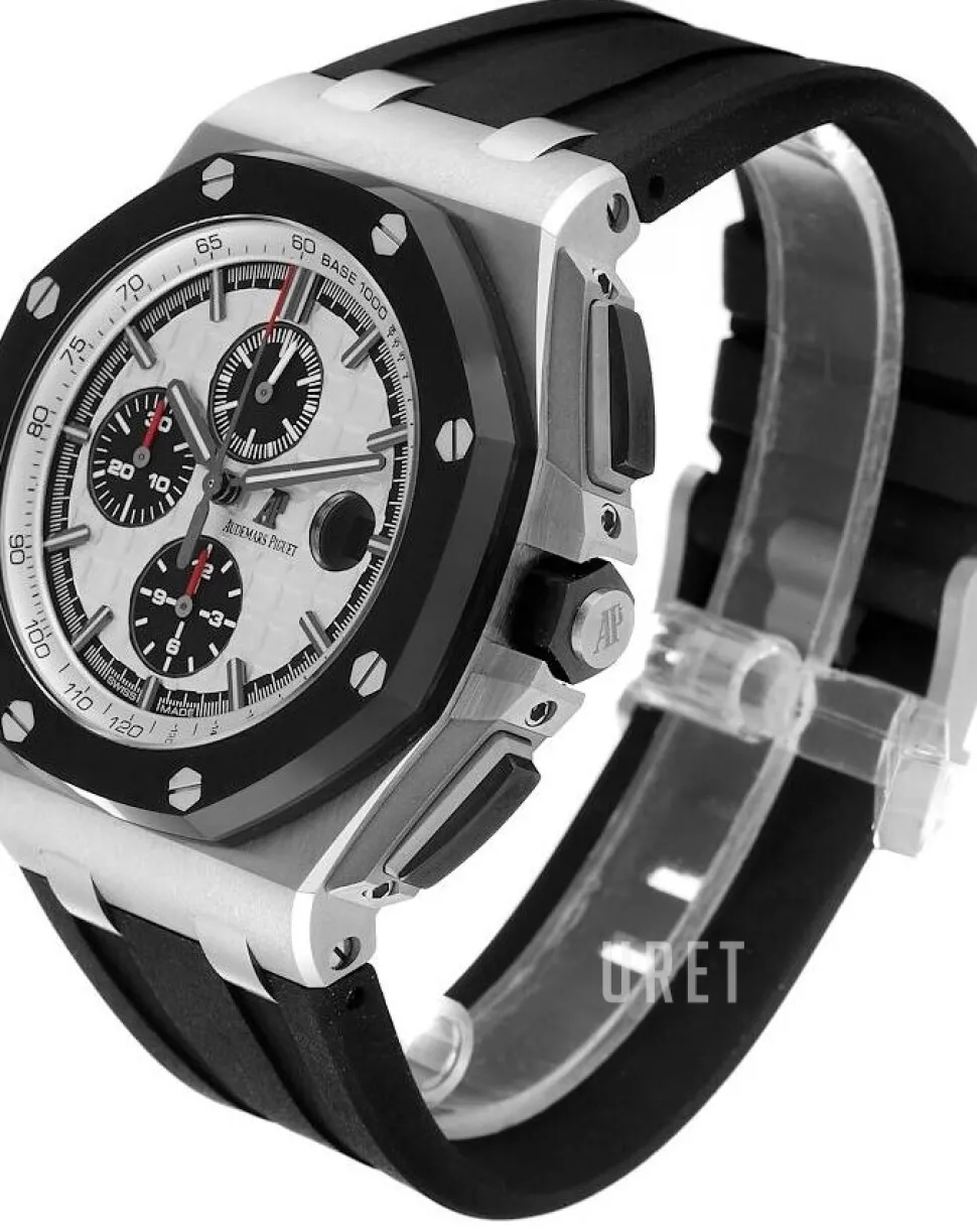 Royal Oak Offshore Silverfärgad/Gummi Ø44 mm