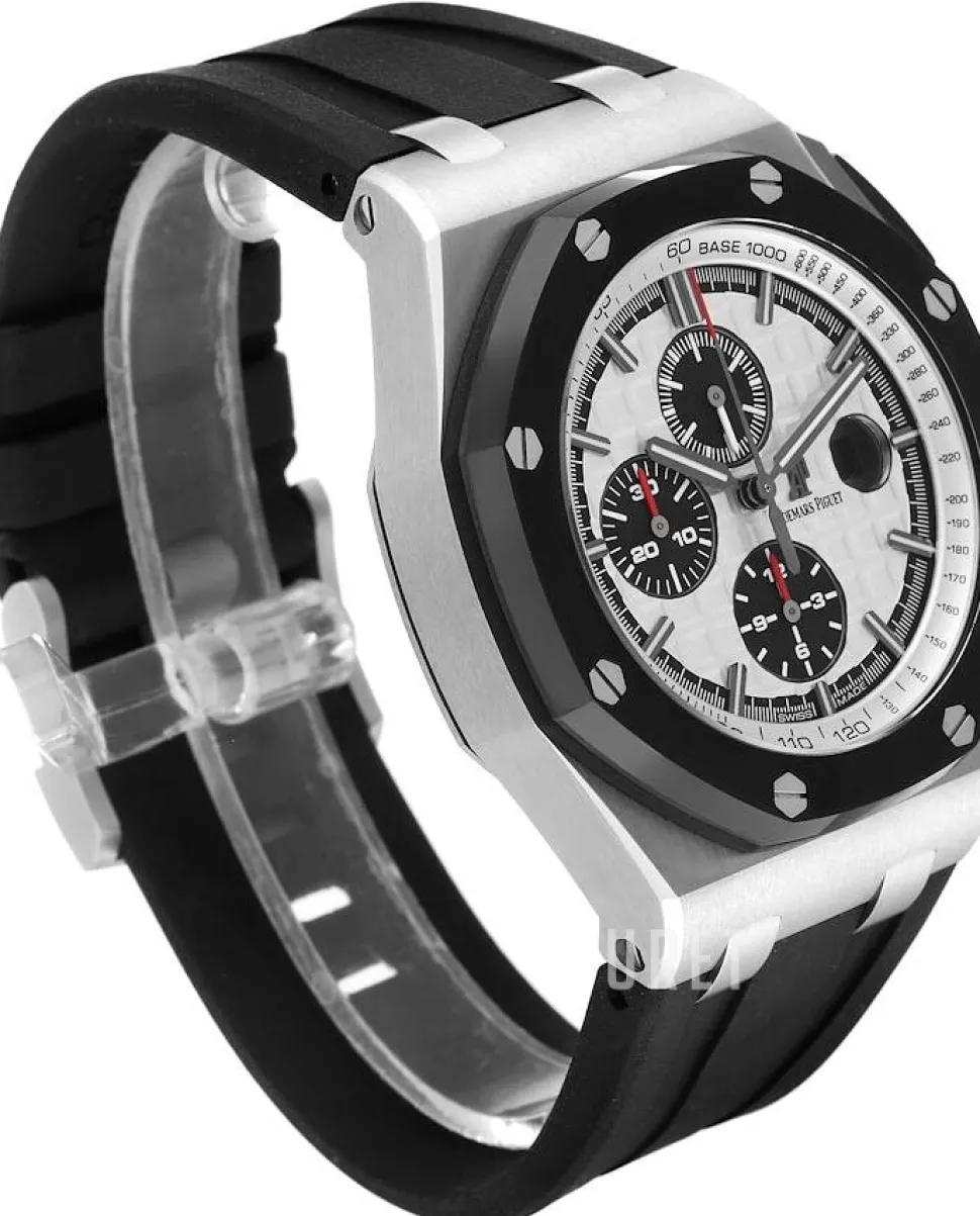 Royal Oak Offshore Silverfärgad/Gummi Ø44 mm