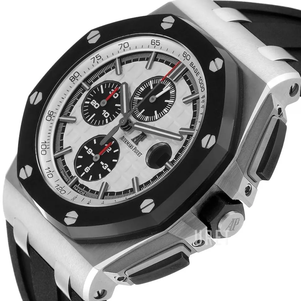 Royal Oak Offshore Silverfärgad/Gummi Ø44 mm