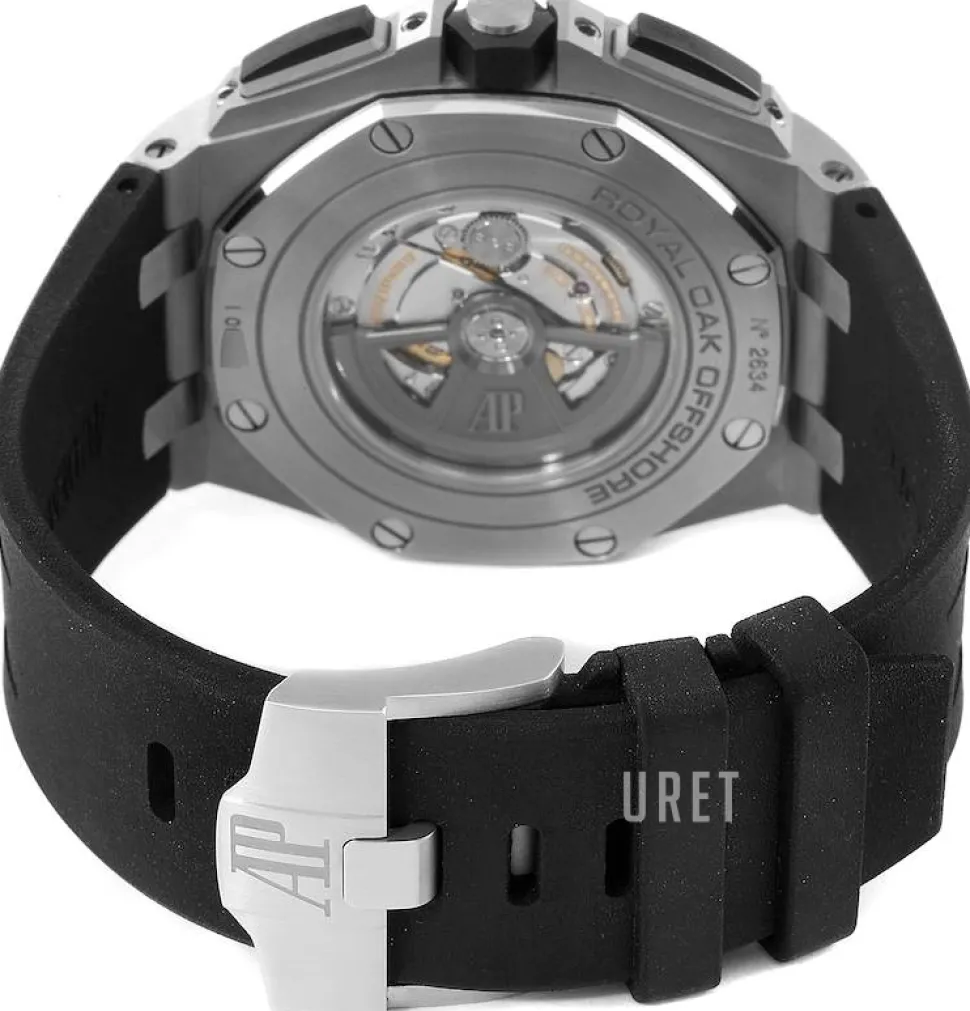 Royal Oak Offshore Silverfärgad/Gummi Ø44 mm