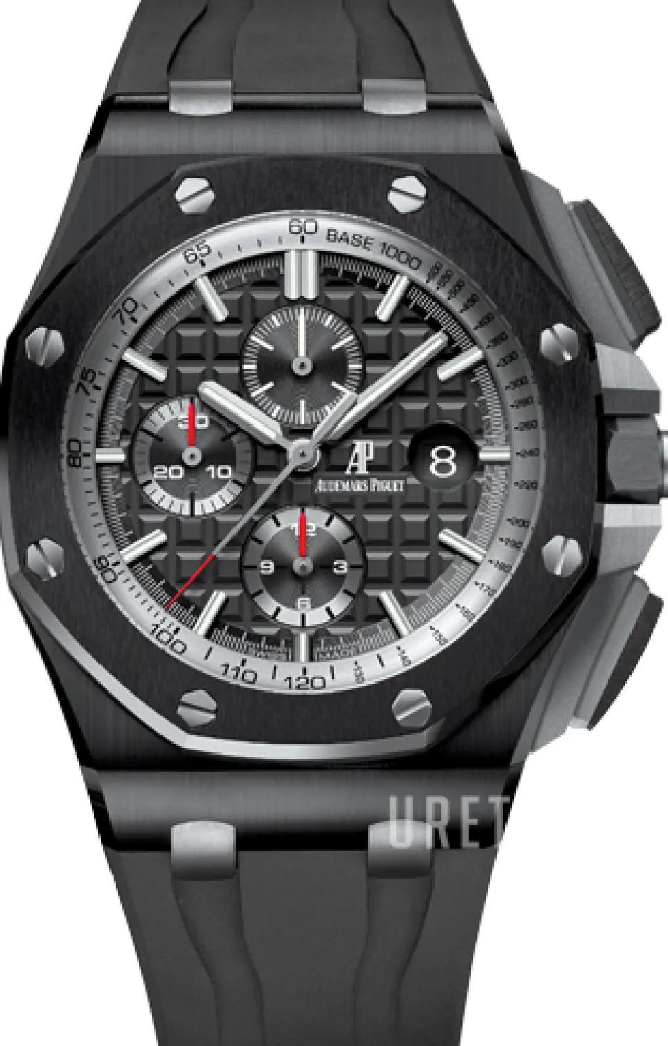 Royal Oak Offshore Svart/Gummi Ø44 mm