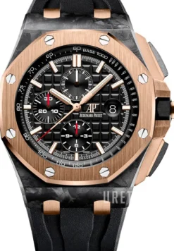 Royal Oak Offshore Svart/Gummi Ø44 mm