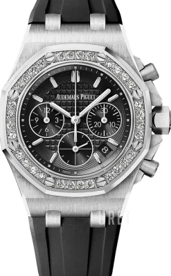 Royal Oak Offshore Svart/Gummi Ø37 mm