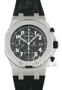 Royal Oak Offshore Svart/Läder Ø44 mm