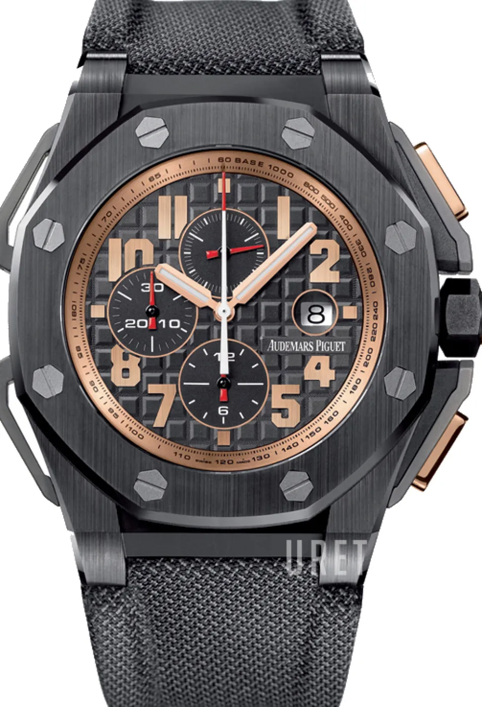 Royal Oak Offshore Svart/Textil Ø48 mm