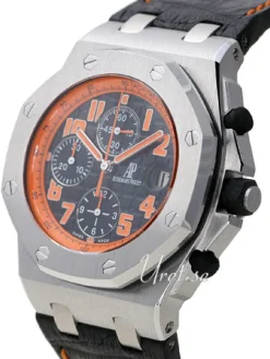 Royal Oak Offshore Volcano Chronograph Svart/Läder Ø42 mm