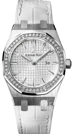 Royal Oak Silverfärgad/Läder Ø33 mm