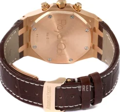 Royal Oak Silverfärgad/Läder Ø39 mm