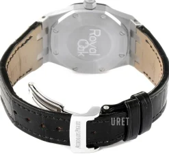 Royal Oak Svart/Läder Ø33 mm