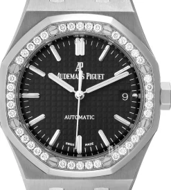 Royal Oak Svart/Stål Ø37 mm