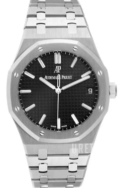 Royal Oak Svart/Stål Ø41 mm