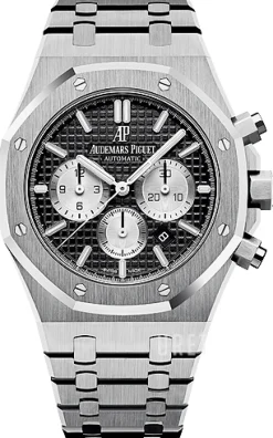 Royal Oak Svart/Stål Ø41 mm