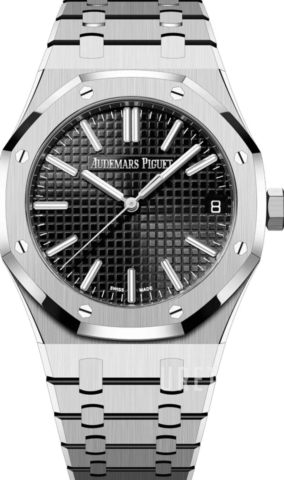 Royal Oak Svart/Stål Ø41 mm