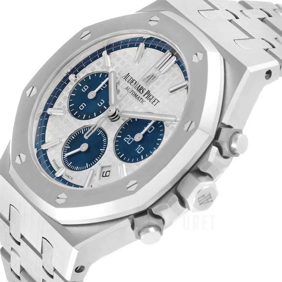 Royal Oak Vit/Stål Ø38 mm