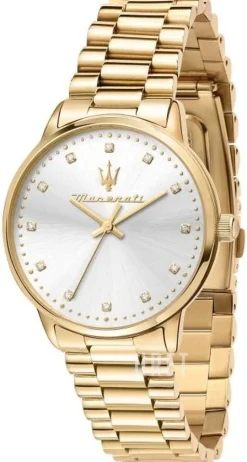 Royale Dimonds Silverfärgad/Guldtonat stål Ø36 mm