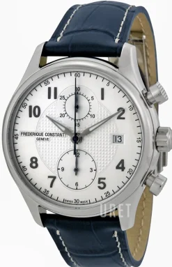 Runabout Silverfärgad/Läder Ø42 mm