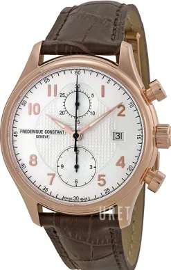 Runabout Silverfärgad/Läder Ø42 mm