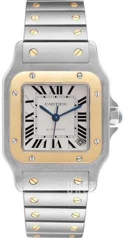 Santos de Silverfärgad/Stål 45x32 mm