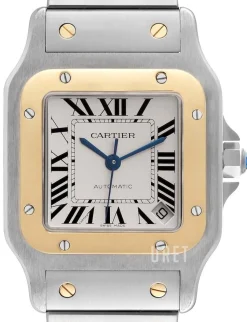 Santos de Silverfärgad/Stål 45x32 mm