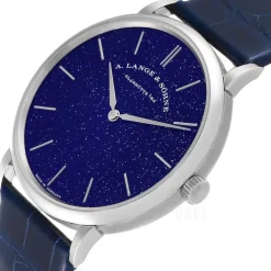 Saxonia Blå/Läder Ø37 mm