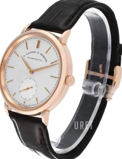 Saxonia Silverfärgad/Läder Ø38.5 mm