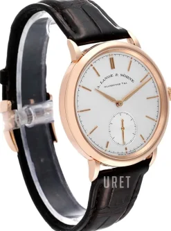 Saxonia Silverfärgad/Läder Ø38.5 mm