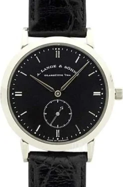 Saxonia Svart/Läder Ø37 mm