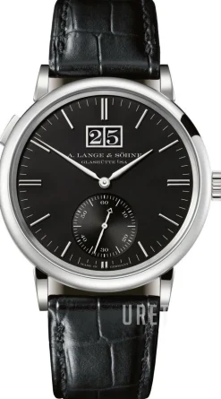 Saxonia Svart/Läder Ø39 mm
