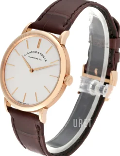 Saxonia Vit/Läder Ø37 mm