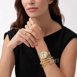 Scarlette Mini Guldtonad/Gulguldtonat stål Ø32 mm