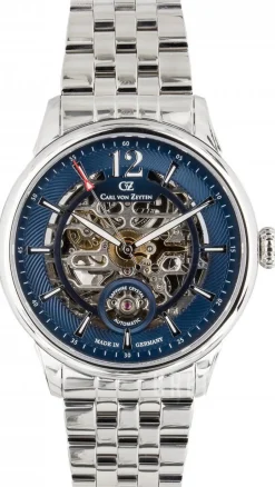 Schramberg Blå/Stål Ø43 mm