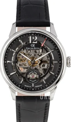 Schramberg Svart/Läder Ø43 mm