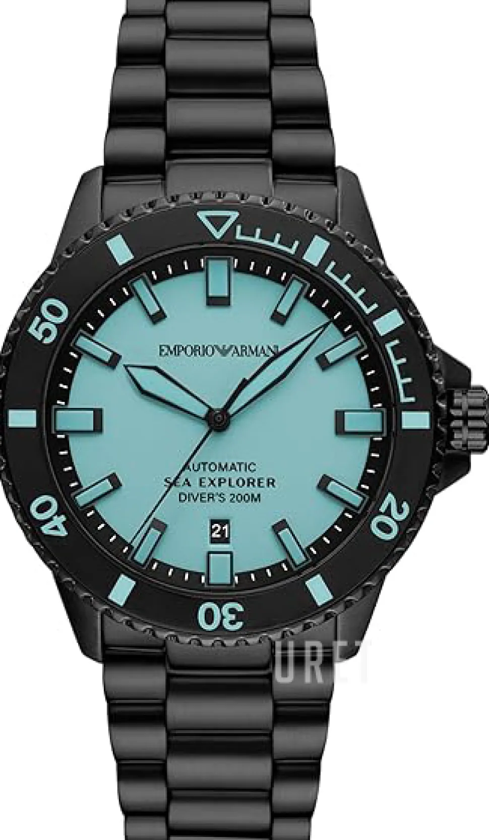Sea Explorer Blå/Stål Ø42 mm