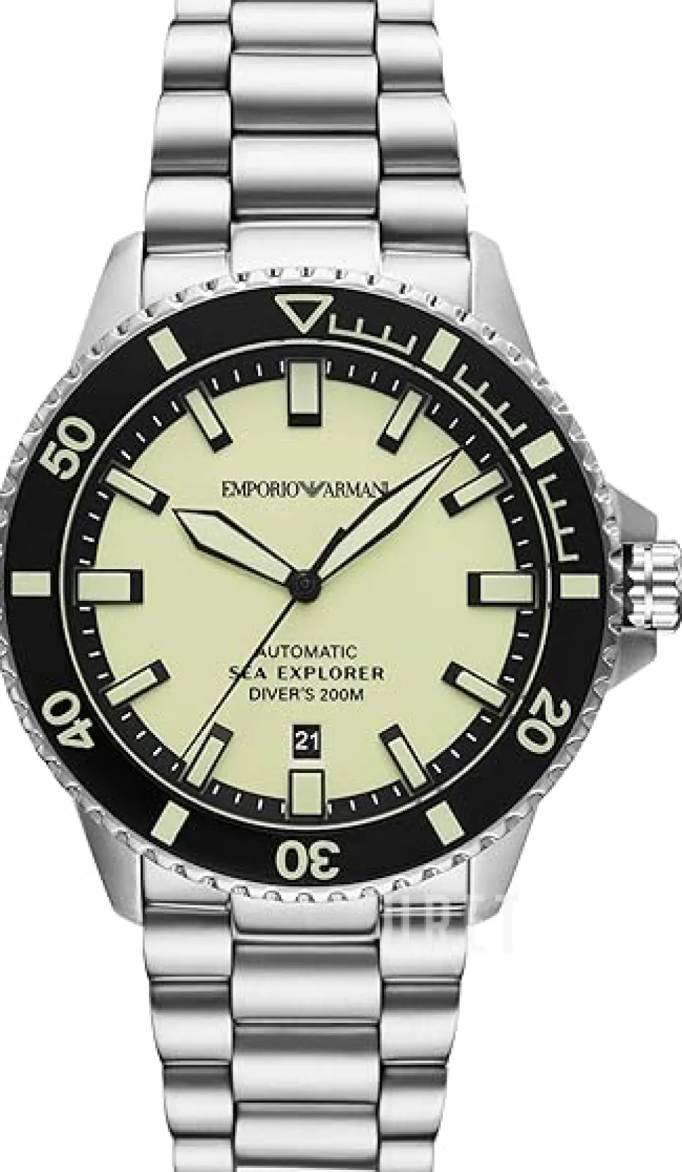 Sea Explorer Grön/Stål Ø42 mm