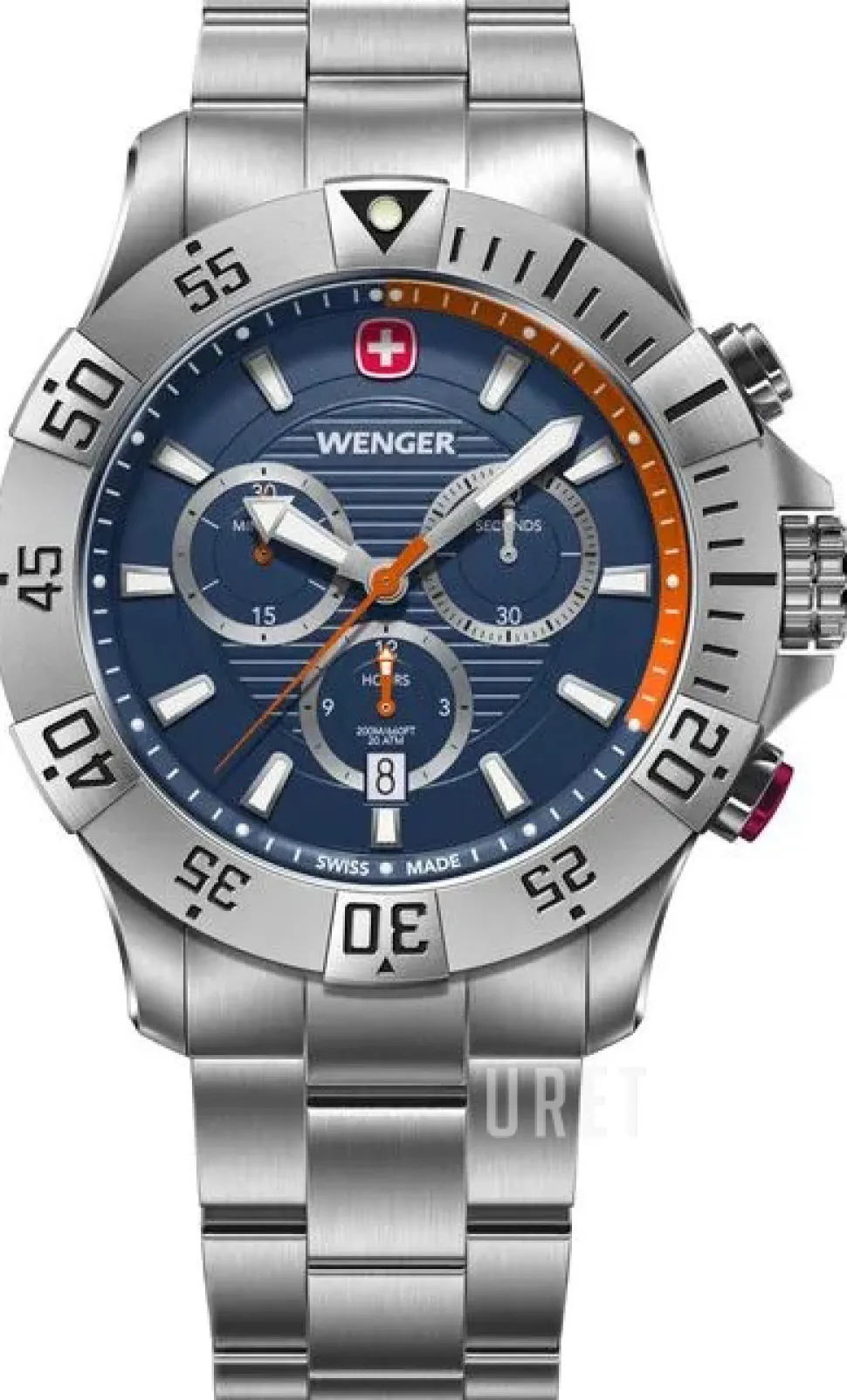 Seaforce Blå/Stål Ø43 mm