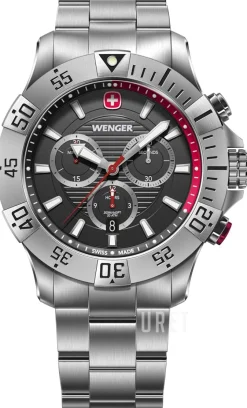 Seaforce Svart/Stål Ø43 mm