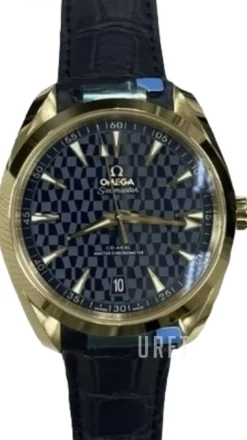Seamaster Aqua Terra 150M Blå/Läder Ø41 mm