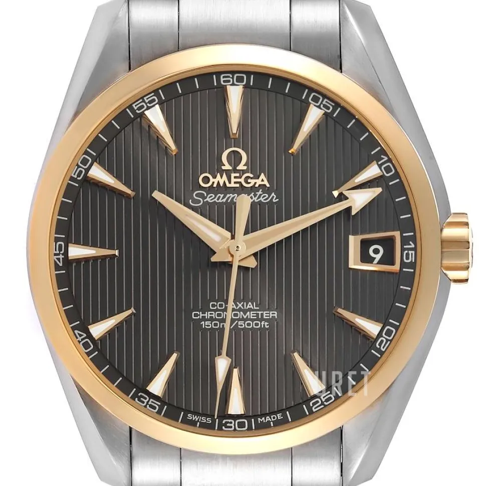 Seamaster Aqua Terra 150m Co-Axial 38.5mm Brun/Stål Ø38.5 mm