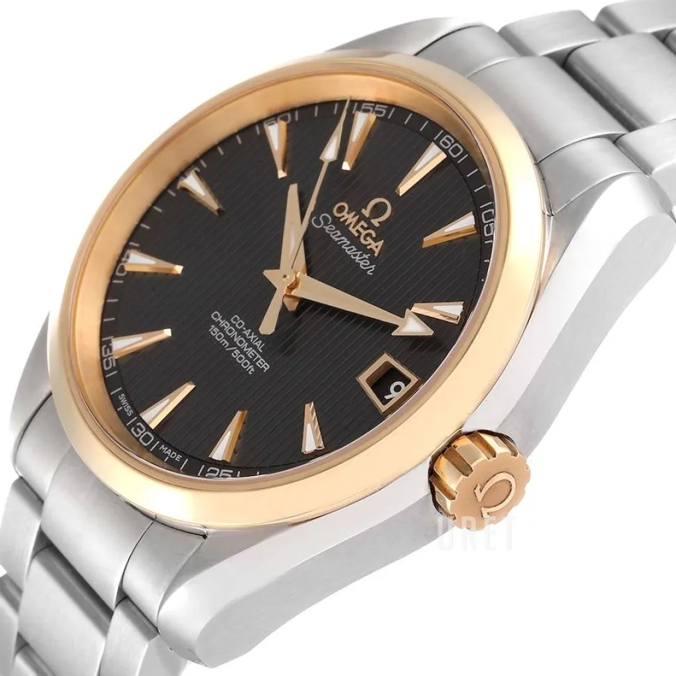 Seamaster Aqua Terra 150m Co-Axial 38.5mm Brun/Stål Ø38.5 mm