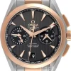 Seamaster Aqua Terra 150m Co-Axial Chronograph GMT 43mm Grå/Stål Ø43 mm