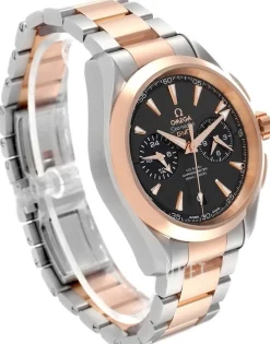 Seamaster Aqua Terra 150m Co-Axial Chronograph GMT 43mm Grå/Stål Ø43 mm