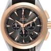 Seamaster Aqua Terra 150m Co-Axial Chronograph 44mm Grå/Läder Ø44 mm