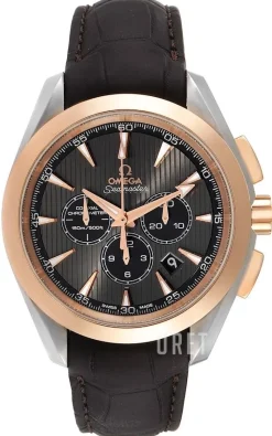 Seamaster Aqua Terra 150m Co-Axial Chronograph 44mm Grå/Läder Ø44 mm